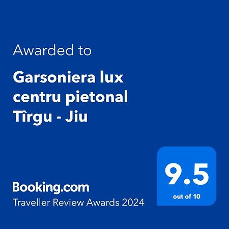 Garsoniera Lux Centru Pietonal Tirgu - Jiu Apartman Zsilvásárhely Kültér fotó